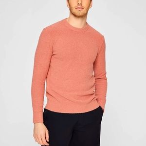 Bouclé Crewneck Sweater - New With Tags - NEVER WORN - 300 Pink